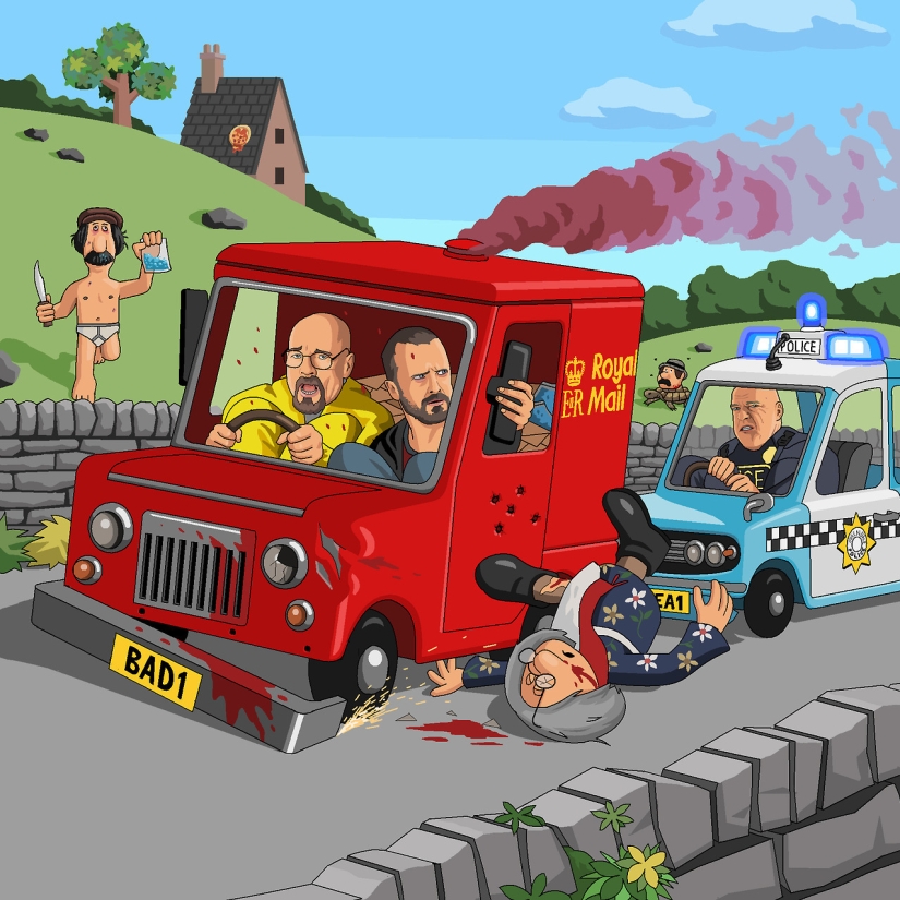 The Brit depicts in Paint any crazy fantasies of subscribers The Brit depicts in Paint any crazy fantasies of subscribers