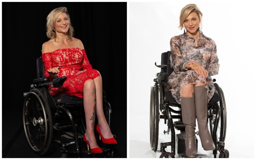 The British woman moves in a wheelchair, but continues to live a bright intimate life after the accident