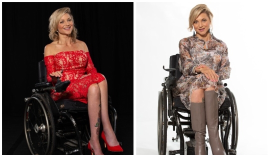 The British woman moves in a wheelchair, but continues to live a bright intimate life after the accident The British woman moves in a wheelchair, but continues to live a bright intimate life after the accident