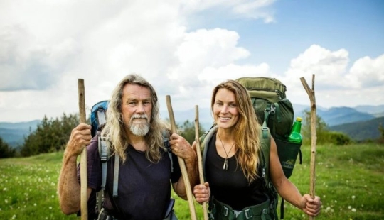The couple has been living a nomadic lifestyle for 12 years The couple has been living a nomadic lifestyle for 12 years