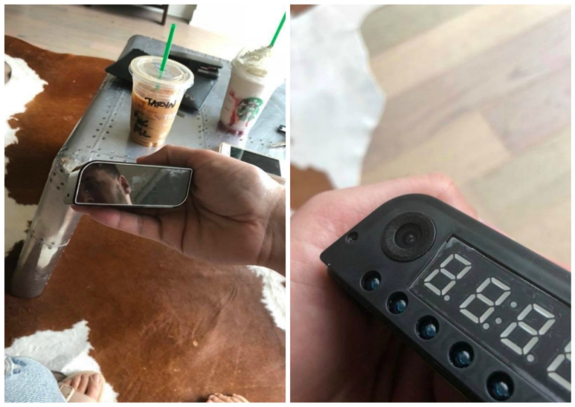 The couple rented a popular apartment on Airbnb and found that the tenants were being watched The couple rented a popular apartment on Airbnb and found that the tenants were being watched