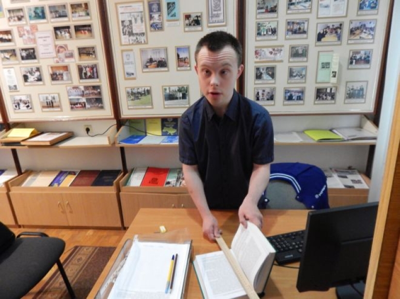 The first Ukrainian university graduate with Down syndrome got a job The first Ukrainian university graduate with Down syndrome got a job