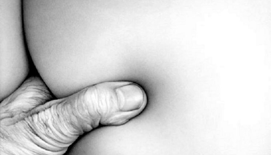 The Flesh Project: Kat Riley's realistic drawings explore the theme of body and touch