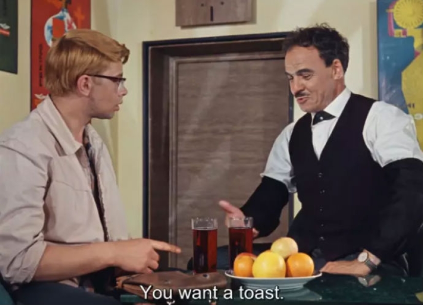 The German was shown the Soviet film "The Caucasian Captive", and here are his comments The German was shown the Soviet film "The Caucasian Captive", and here are his comments