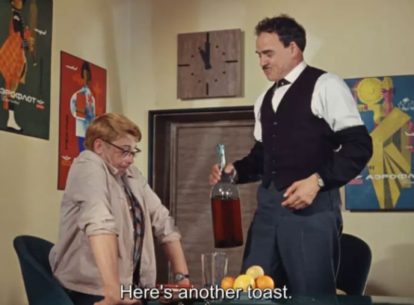 The German was shown the Soviet film "The Caucasian Captive", and here are his comments The German was shown the Soviet film "The Caucasian Captive", and here are his comments