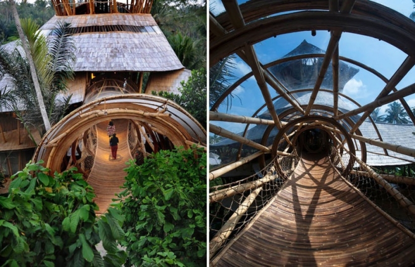 The girl quit her job, went to Bali and built an awesome bamboo house there