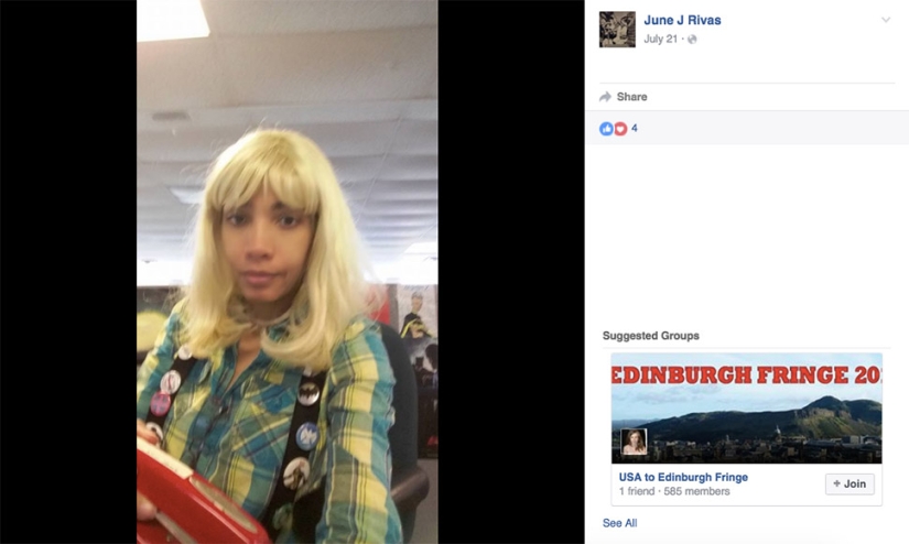 The girl responded with cosplay to the absurd and racist demands of the working dress code The girl responded with cosplay to the absurd and racist demands of the working dress code