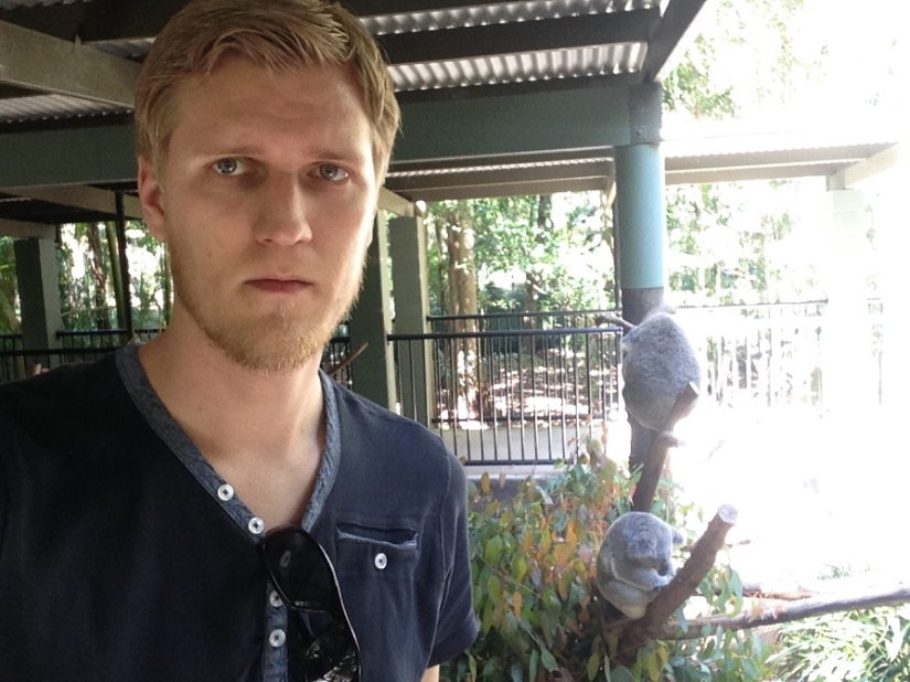 The guy traveled around Australia and became disillusioned with koalas The guy traveled around Australia and became disillusioned with koalas