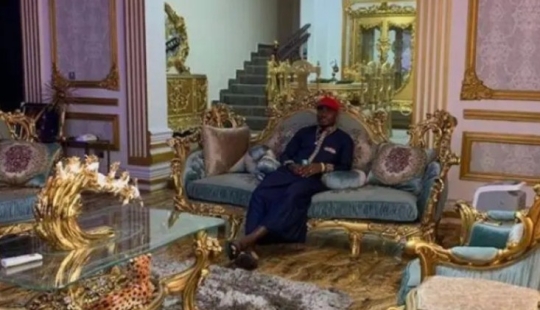 The house that Emenike built: photos of the chorus of the former Spartak football player appeared on the web