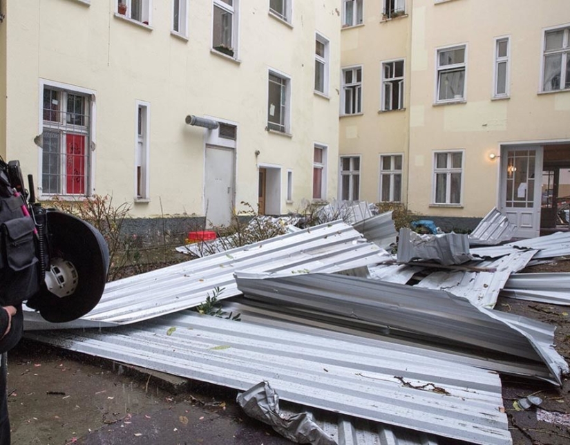 The hurricane "Gervart" that swept through Europe claimed the lives of six people