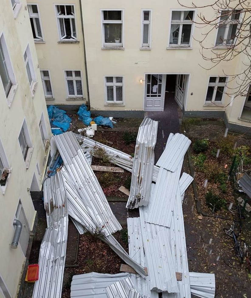 The hurricane "Gervart" that swept through Europe claimed the lives of six people