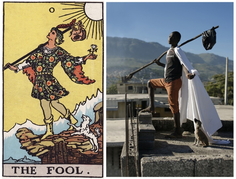 The inhabitants of Haiti have brought to life the mysterious Tarot cards