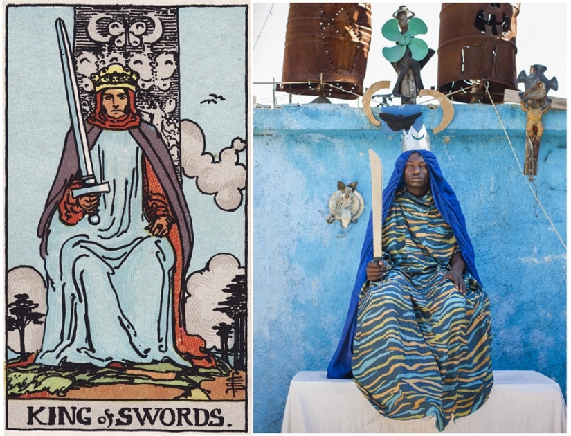 The inhabitants of Haiti have brought to life the mysterious Tarot cards