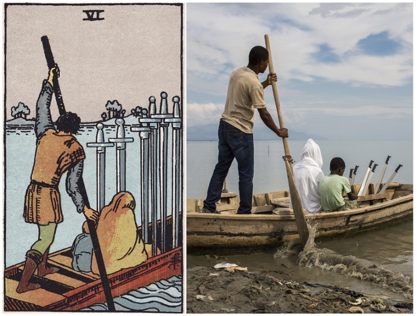 The inhabitants of Haiti have brought to life the mysterious Tarot cards