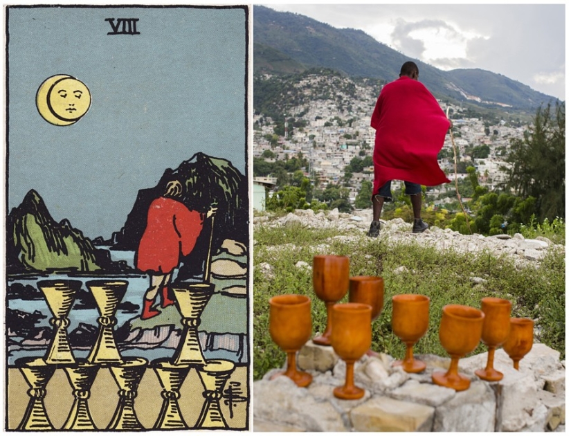 The inhabitants of Haiti have brought to life the mysterious Tarot cards