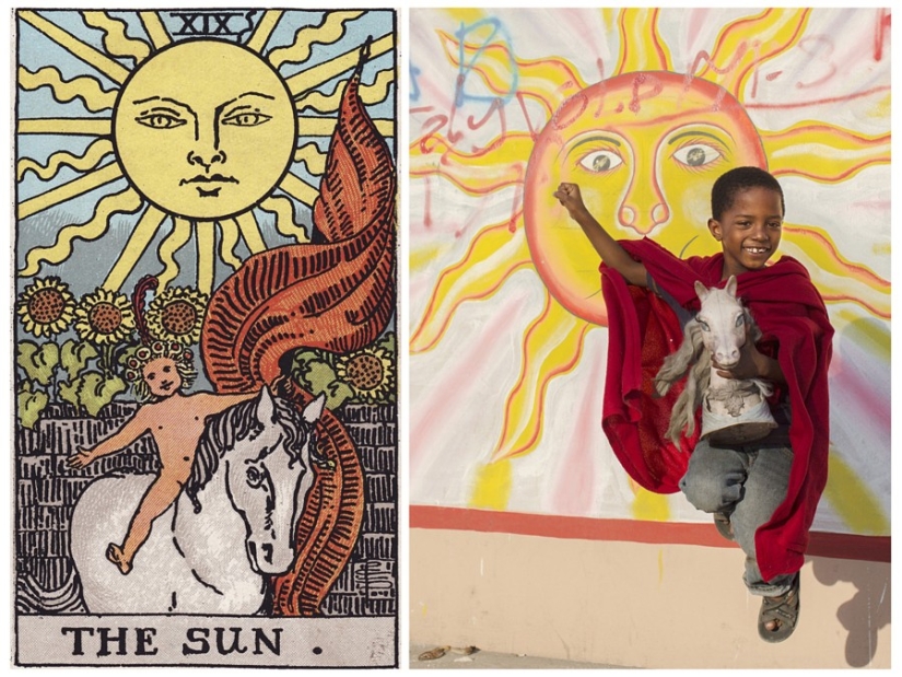 The inhabitants of Haiti have brought to life the mysterious Tarot cards