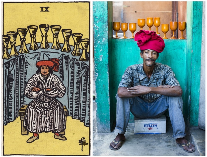 The inhabitants of Haiti have brought to life the mysterious Tarot cards
