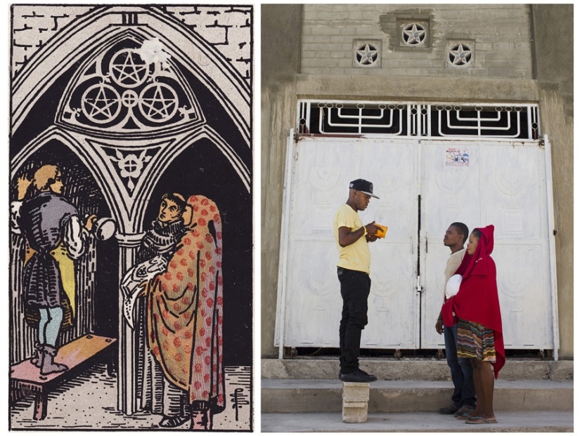 The inhabitants of Haiti have brought to life the mysterious Tarot cards
