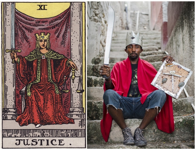 The inhabitants of Haiti have brought to life the mysterious Tarot cards