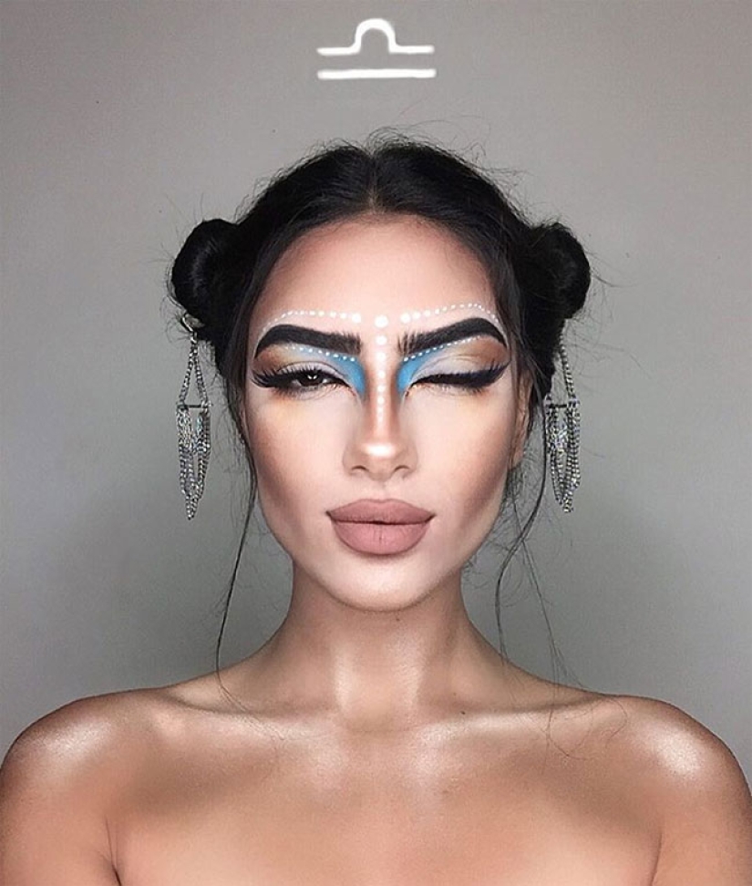 The Iranian artist made the zodiac signs sexy with the help of makeup alone The Iranian artist made the zodiac signs sexy with the help of makeup alone