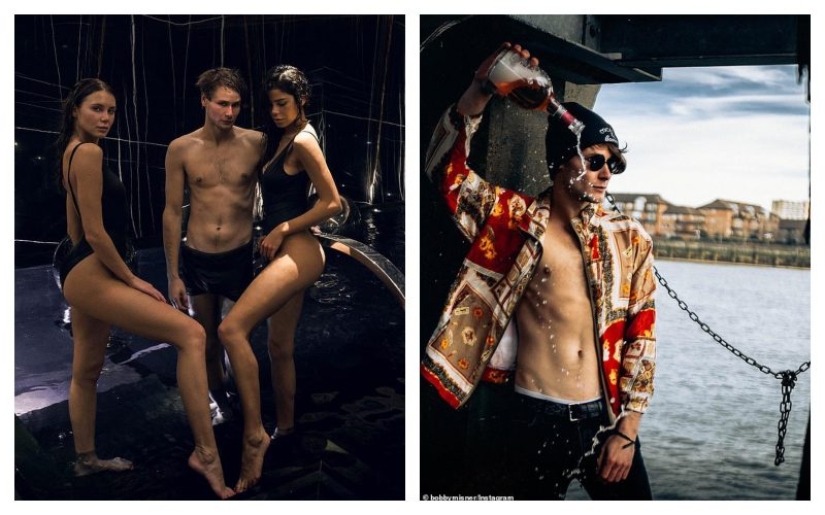 The kid in a million: the son of an Australian rich man spends his life riding in luxury cars with glamorous beauties