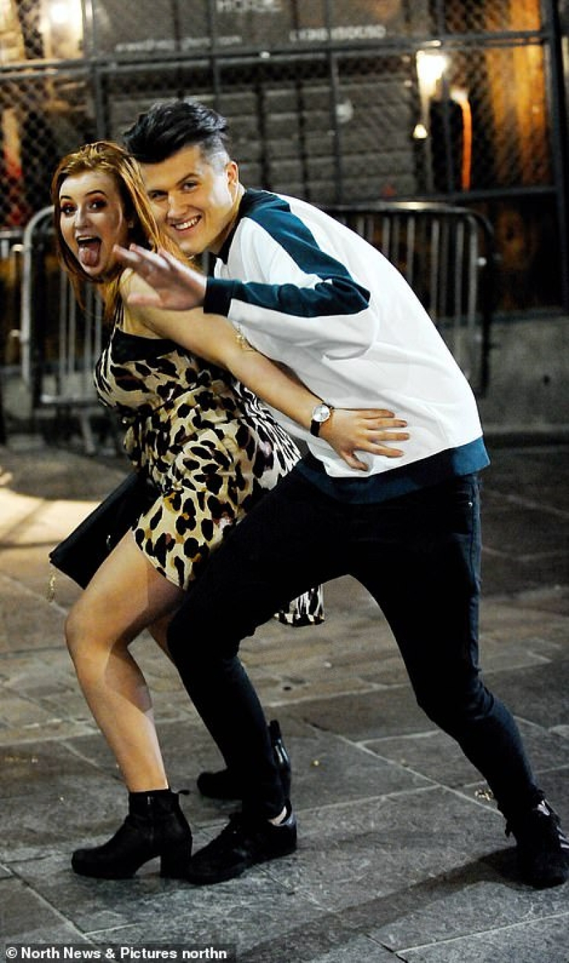 The latest romantics: love, youth and alcohol on the streets of the UK on Valentine's Day