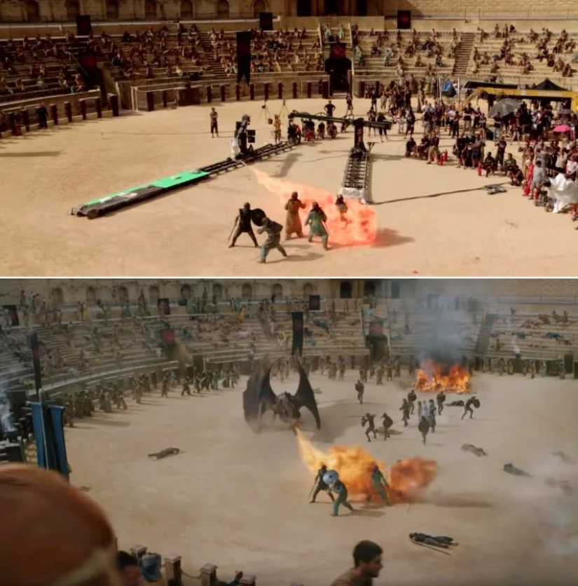The Magic of Chromakey: 15 new shots of Game of Thrones before and after applying special effects The Magic of Chromakey: 15 new shots of Game of Thrones before and after applying special effects
