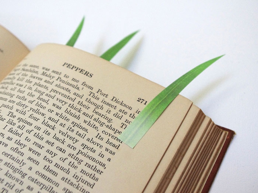 The most creative bookmarks for real book lovers