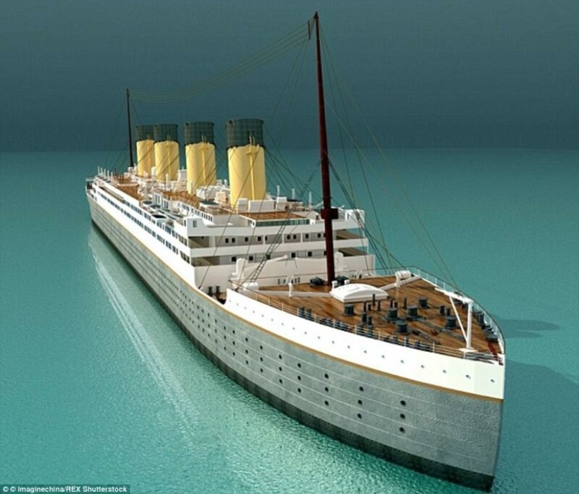 The new Chinese-made Titanic will be launched in 3 years The new Chinese-made Titanic will be launched in 3 years