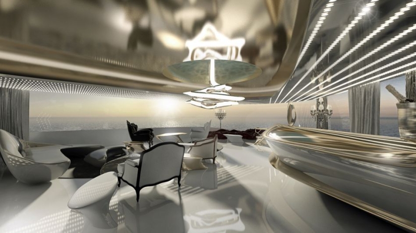 The new Italian super-yacht is a real floating palace