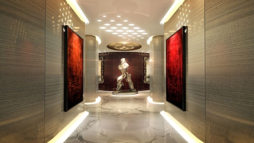 The new Italian super-yacht is a real floating palace