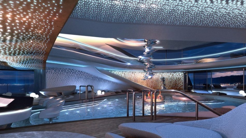 The new Italian super-yacht is a real floating palace