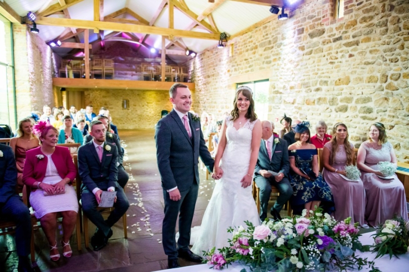 The newlyweds organized a Disney-style wedding. It took several years to prepare