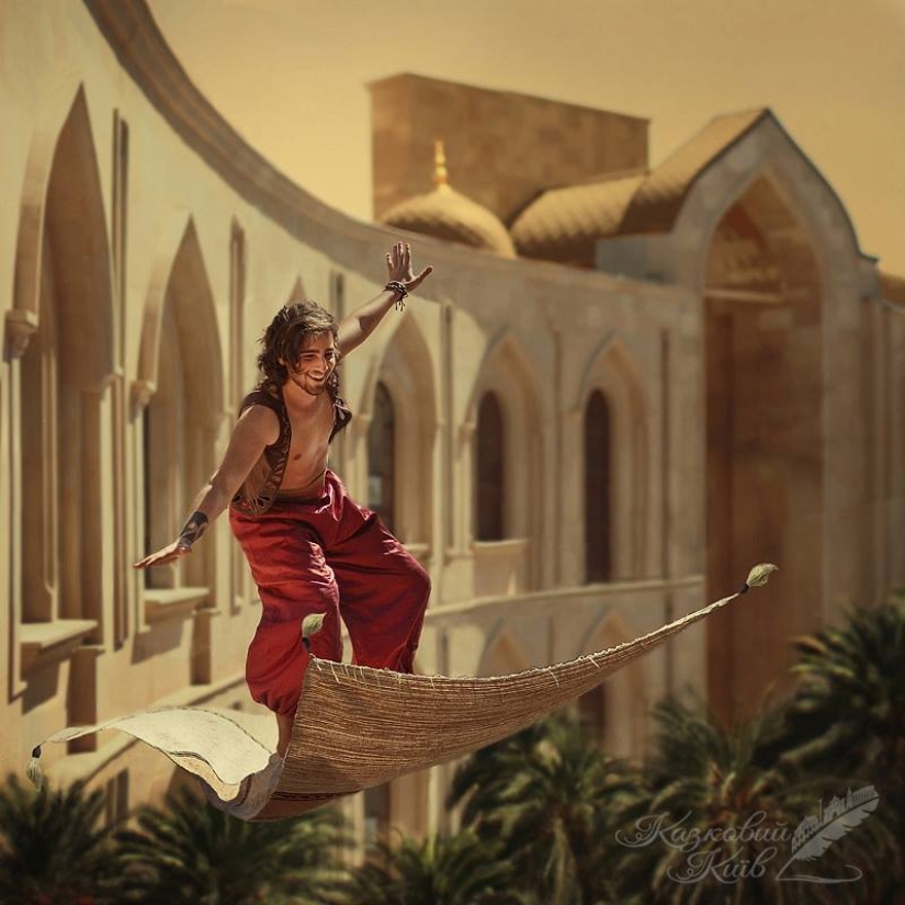 The photographer revived the famous fairy tales The photographer revived the famous fairy tales
