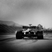 The photographer shot Formula 1 on a century-old camera
