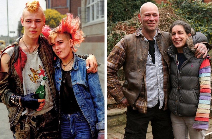 The photographer takes pictures of the inhabitants of an English town many years later The photographer takes pictures of the inhabitants of an English town many years later