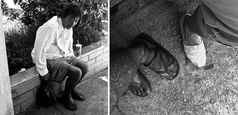 The photographer took pictures of homeless people for ten years, and then she met her father among them The photographer took pictures of homeless people for ten years, and then she met her father among them