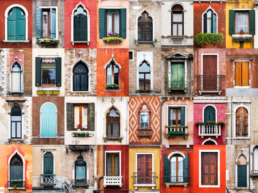 The photographer travels around the world and demonstrates the beauty of doors and windows The photographer travels around the world and demonstrates the beauty of doors and windows