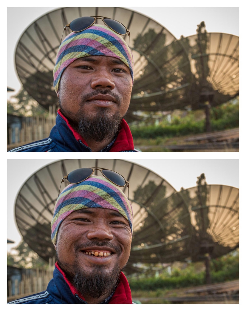 The power of a smile: photos that will make you look at strangers differently The power of a smile: photos that will make you look at strangers differently