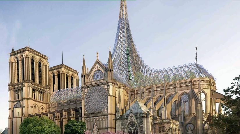 The restoration project of the Cathedral of Notre Dame de Paris is presented