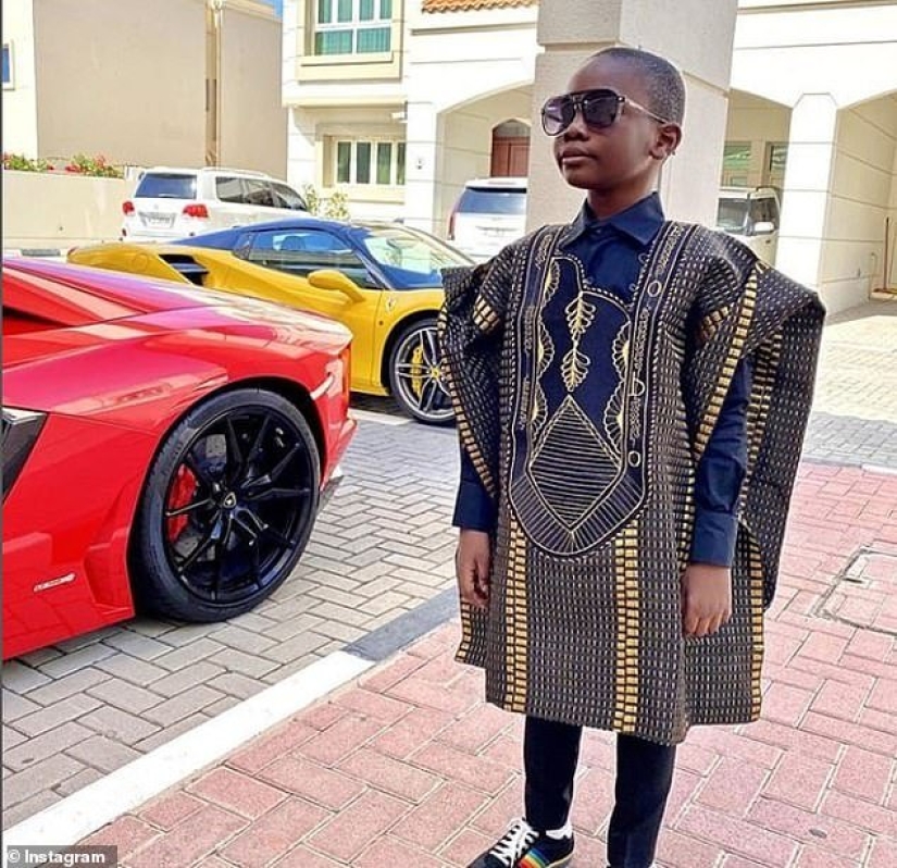 The richest of the rich kids Inside the luxurious life of a 9-year-old Nigerian boy nicknamed "the world's youngest billionaire" who owns his first mansion at the age of just six and has many sports cars thanks to his father, an Internet celebrity