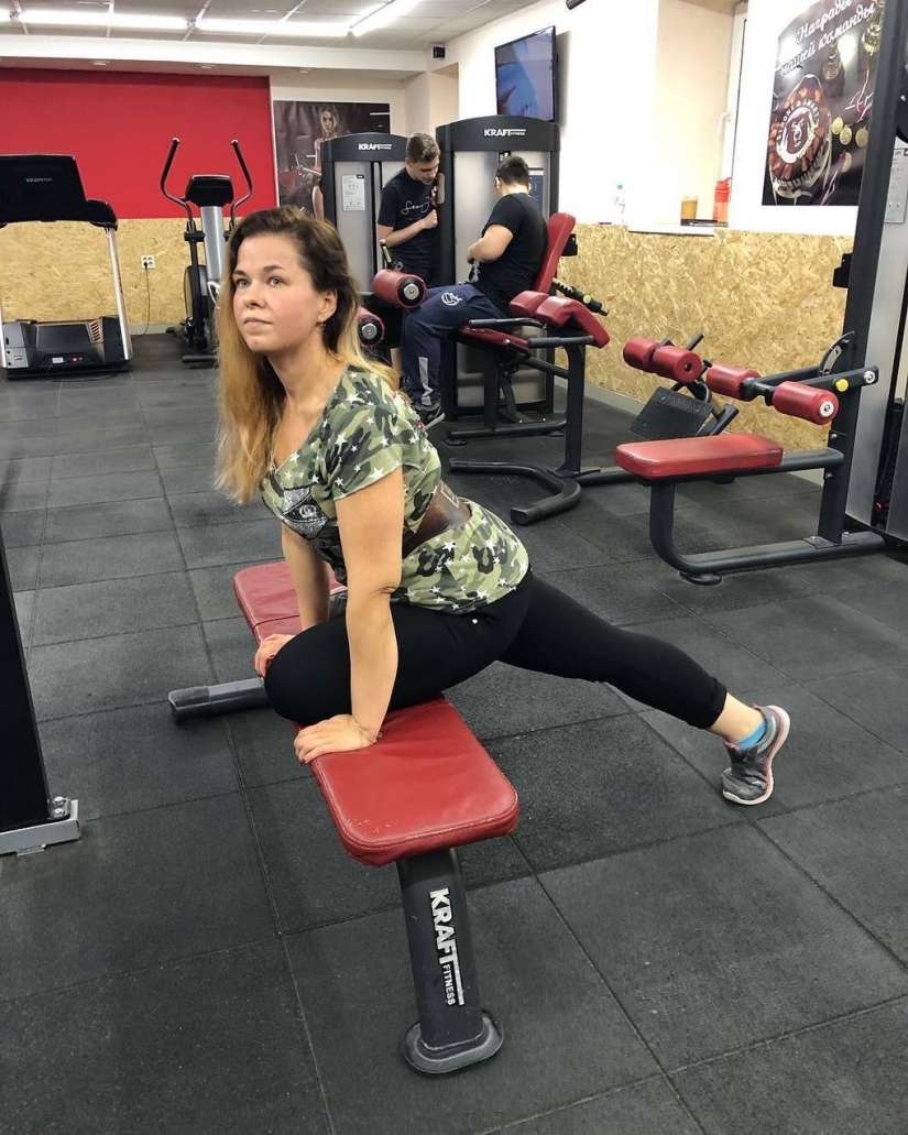 The Russian woman lost 50 kg to stop teasing her son because of her excess weight