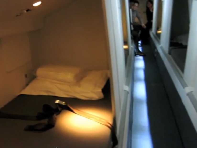 The secret room in passenger "Boeing" The secret room in passenger "Boeing"