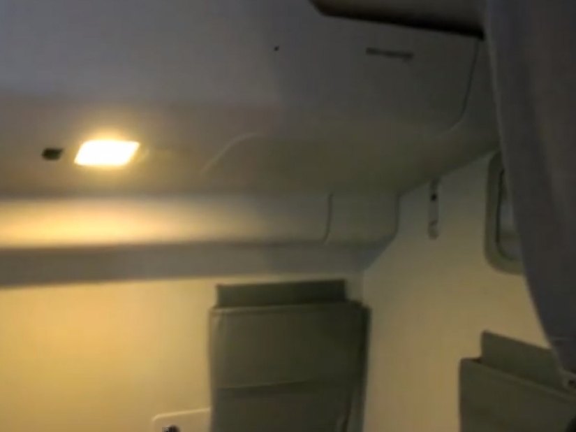 The secret room in passenger "Boeing" The secret room in passenger "Boeing"