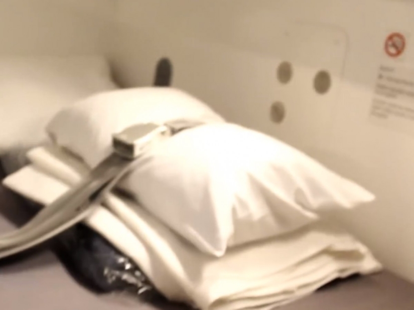 The secret room in passenger "Boeing" The secret room in passenger "Boeing"