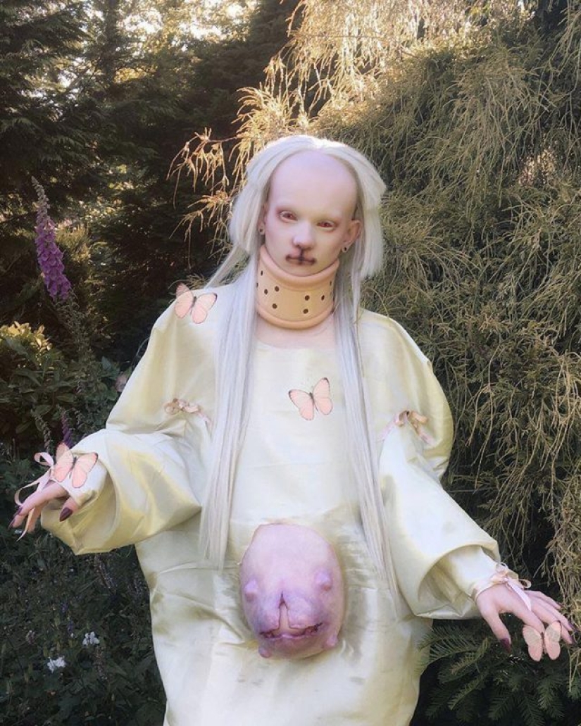 The sexless man Salvia, admiring and at the same time frightening with his images