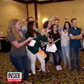 The sperm donor met for the first time with 19 biological children at once