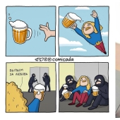 The stars of the Russian showbiz in the images of superheroes and other funny comics by the artist from Chelyabinsk