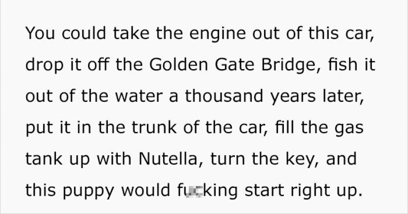 The Texan wanted to sell an old Toyota so badly that he created a real masterpiece of advertising on the classifieds site The Texan wanted to sell an old Toyota so badly that he created a real masterpiece of advertising on the classifieds site