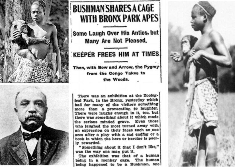 The tragic life and death of the pygmy Ota Benga, a living exhibit from the zoo